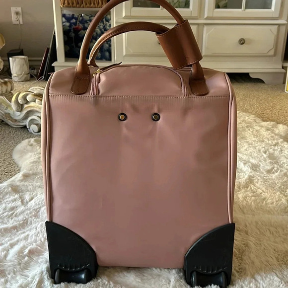 Joy Mangano Pink and Brown Travel Bag - Picture 4 of 15
